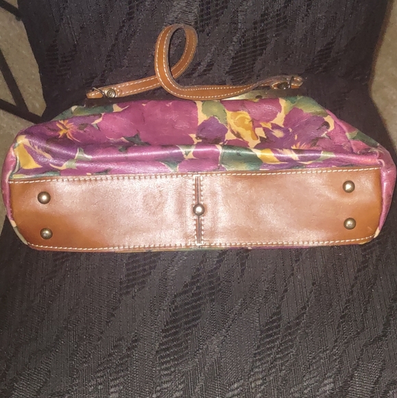Patricia Nash Vintage Floral Leather Shoulder Bag - Picture 5 of 12